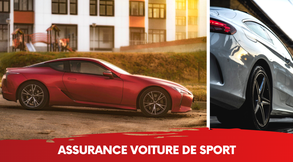 une voiture de sport bien protégée par son assurance tous risques