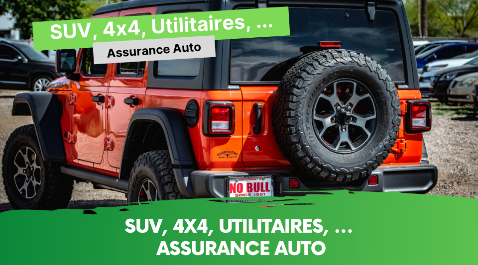 guides des assurances pour les 4x4, suv, utilitaires