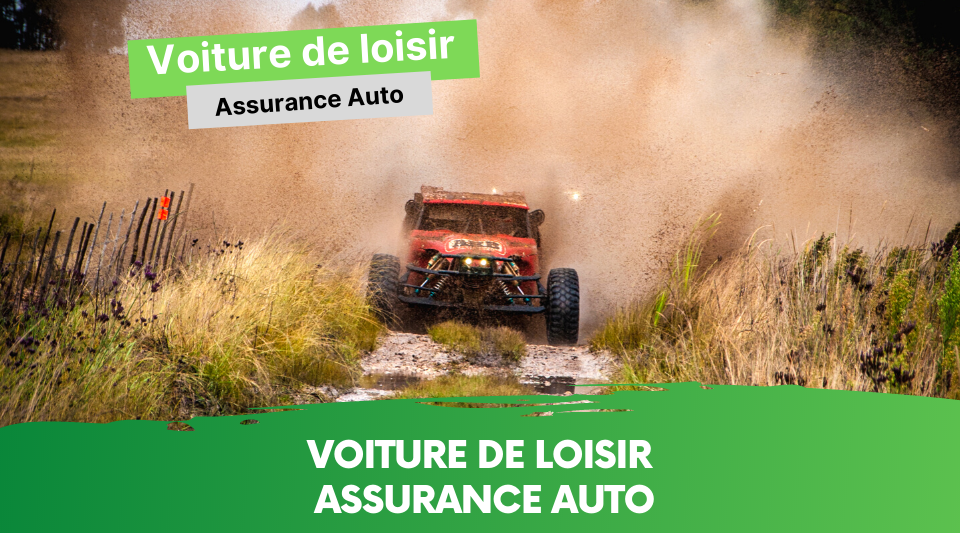 voiture de rallye et de loisir avec assurance