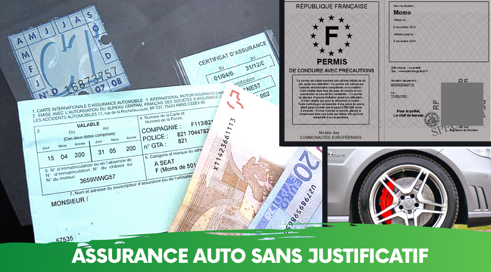 il vient de souscrire une assurance auto sans les justificatifs demandés